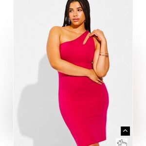Torrid Mini Foxy Bodycon One Shoulder
Dress
